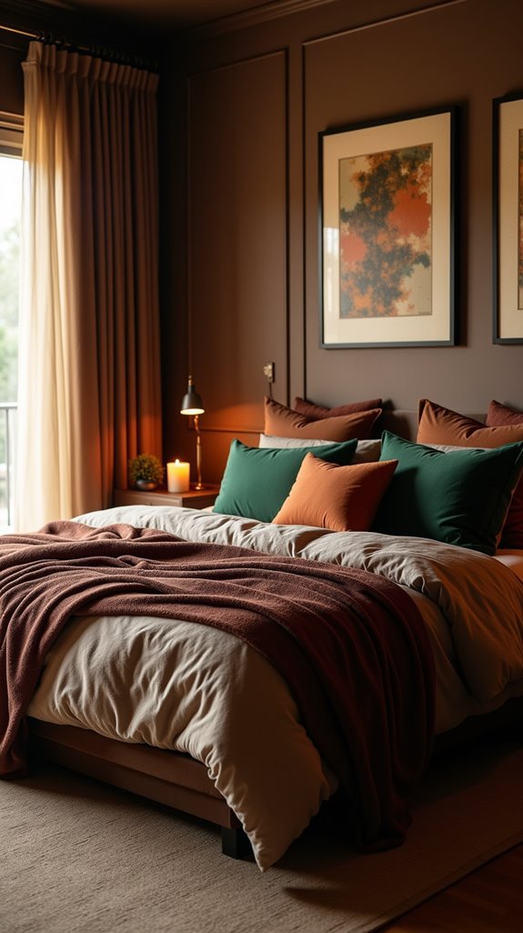 rich chocolate statement wall