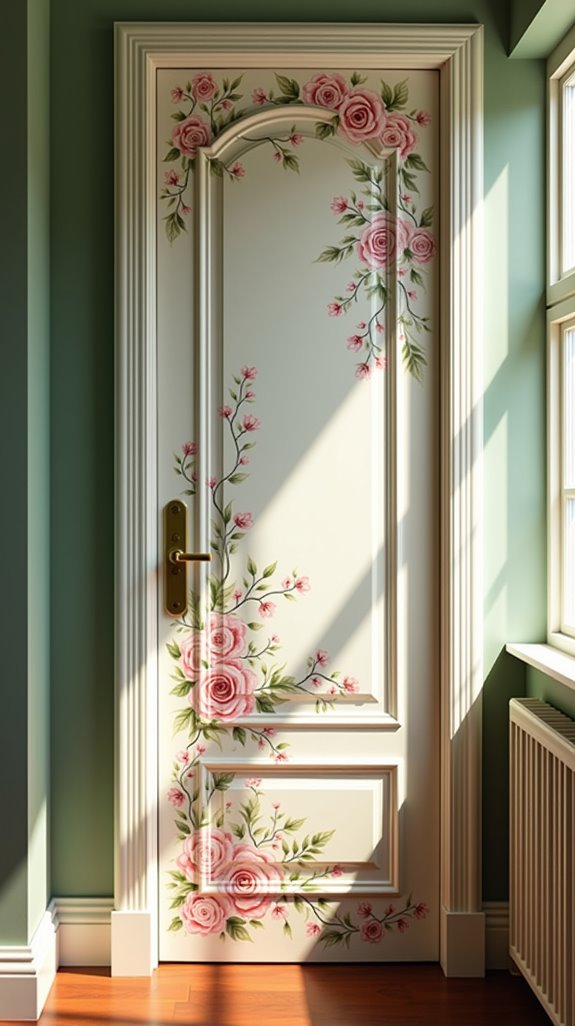 romantic bedroom floral arrangements