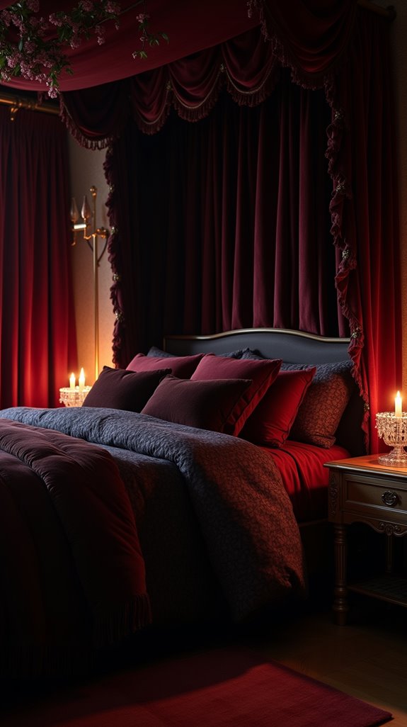 romantic dark wood furnishings