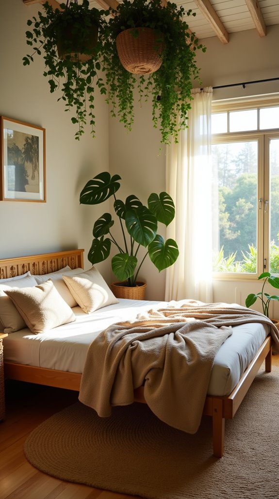 romantic indoor plant oasis