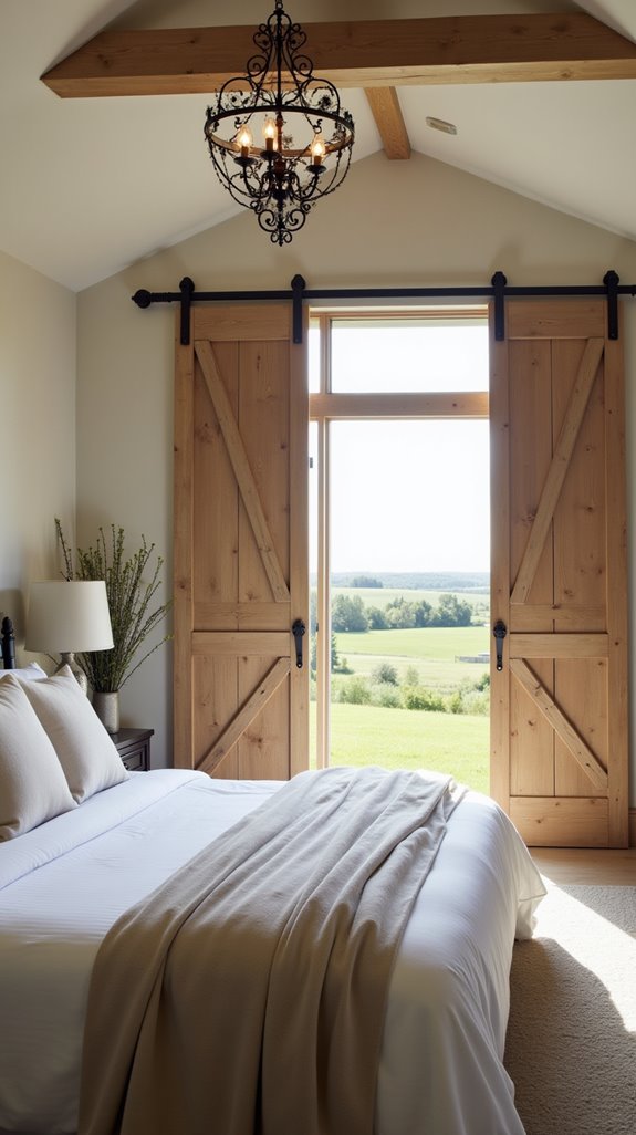 rustic barn door installation
