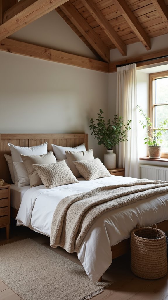 rustic elegance with cozy accessories