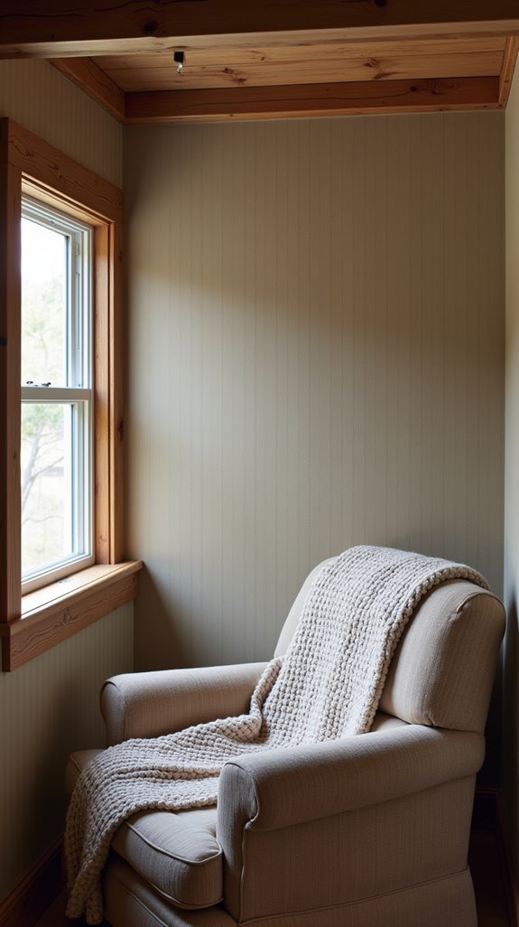 rustic textures create coziness