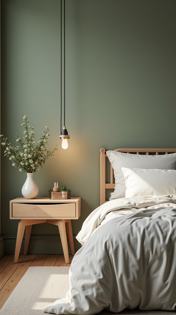 sage green nightstands benefits