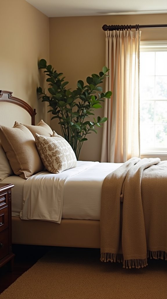 sandy beige bedroom serenity