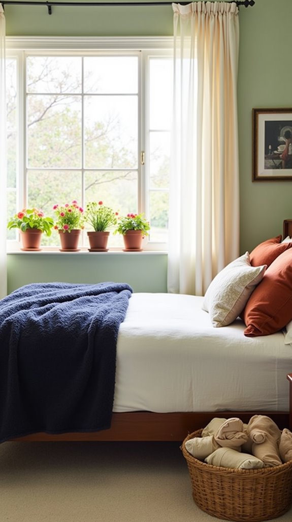 seasonal bedroom aesthetic changes