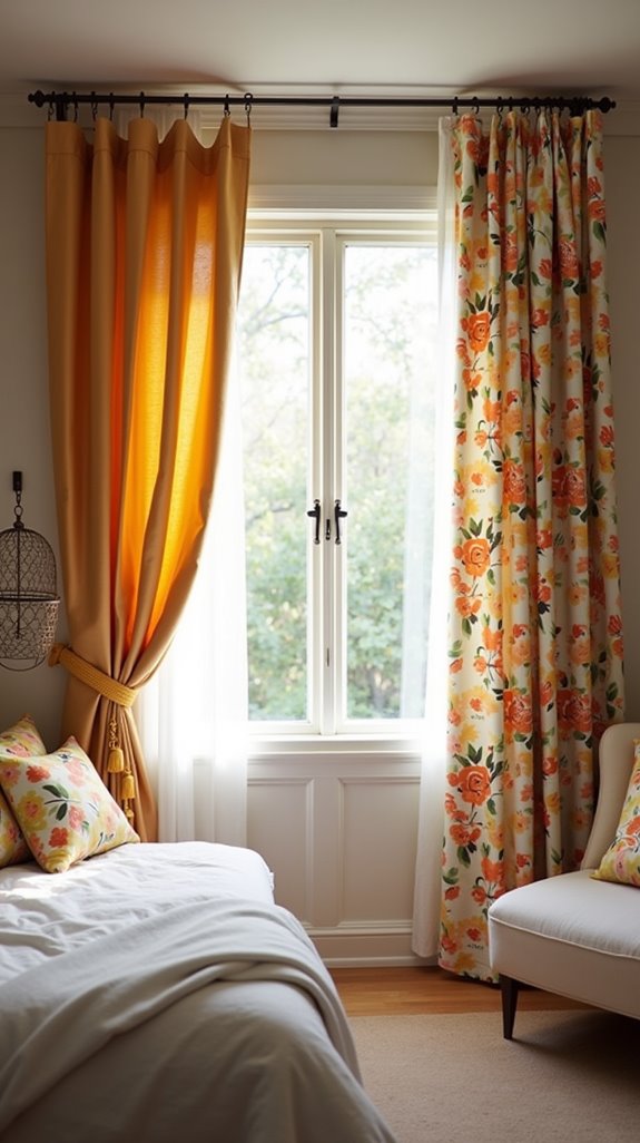 seasonal reversible curtain styles