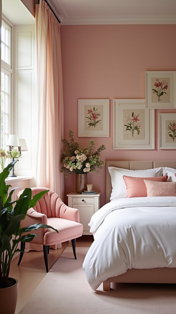 serene blush pink retreat