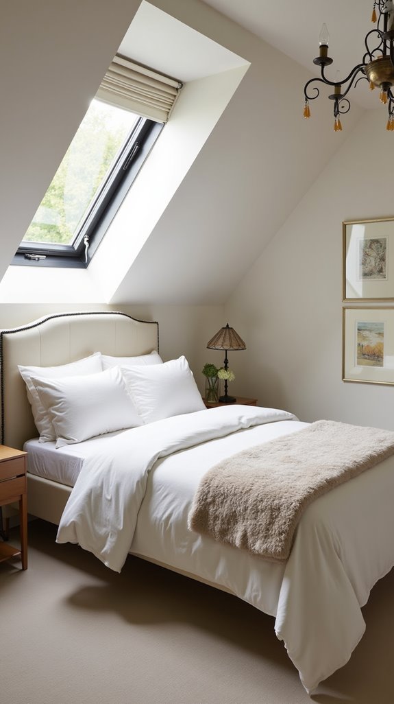 serene minimalist attic retreat