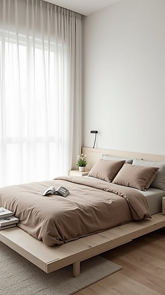 serene minimalist bedroom decor