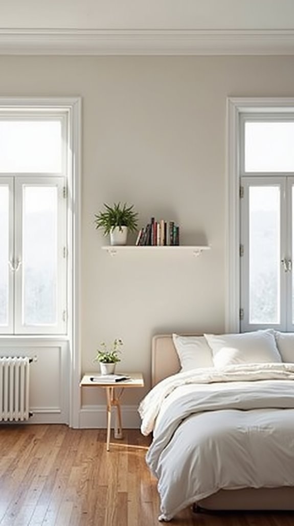 serene minimalist bedroom design