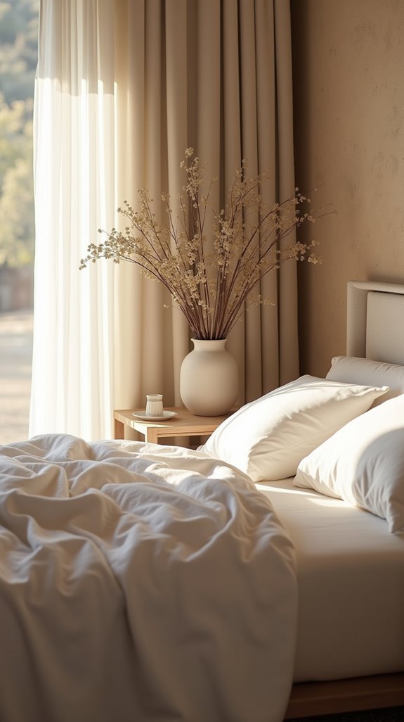 serene modern bedroom oasis