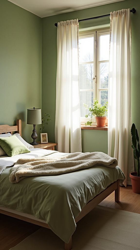 serene natural bedroom retreat