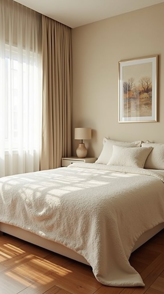 serene neutral bedroom palette