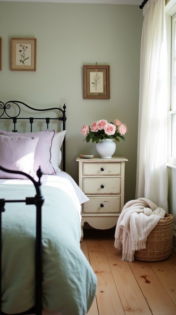 serene pastel color palette