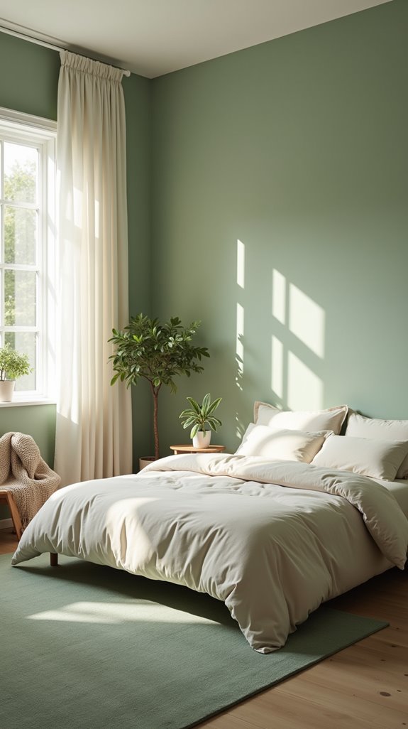 serene sage green retreat