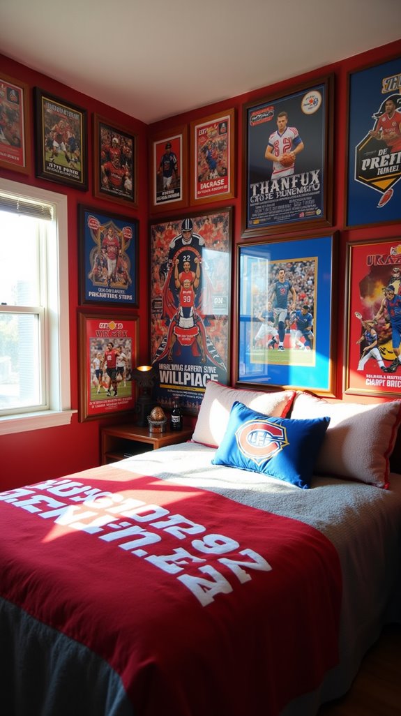 showcasing team spirit posters