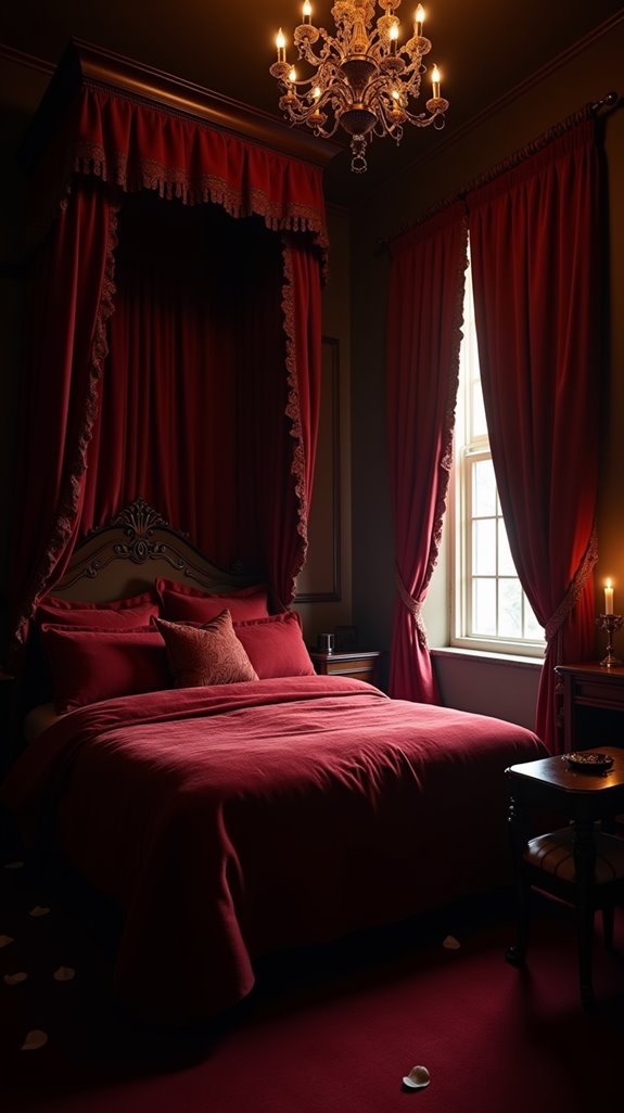 silk curtains for intimacy