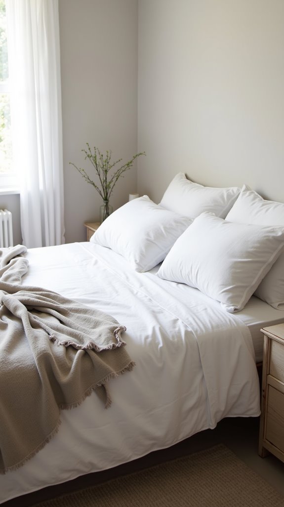 simple neutral bedding choices