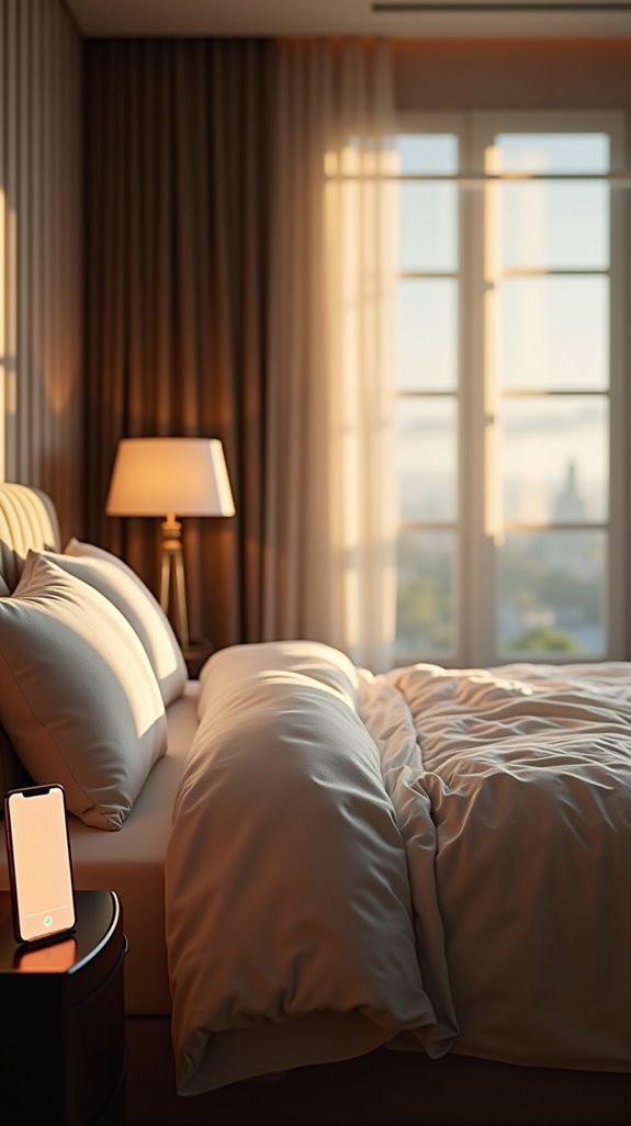 smart lighting and shades