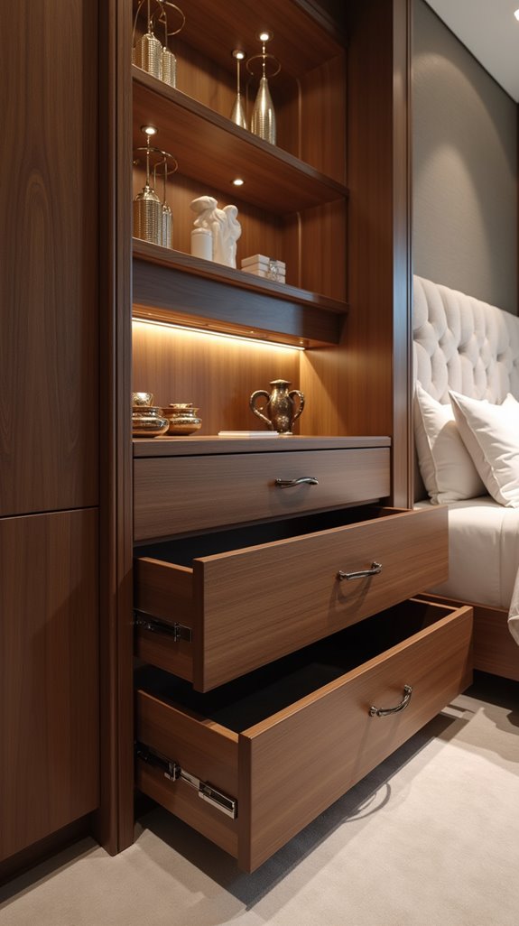 soft closing storage solutions enhance tranquility