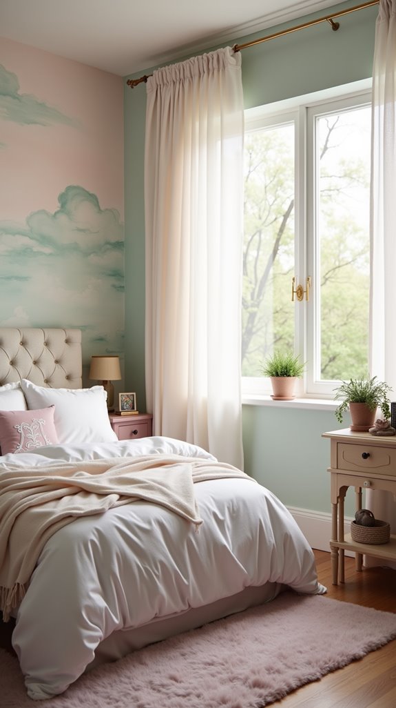 soft pastel bedroom decor