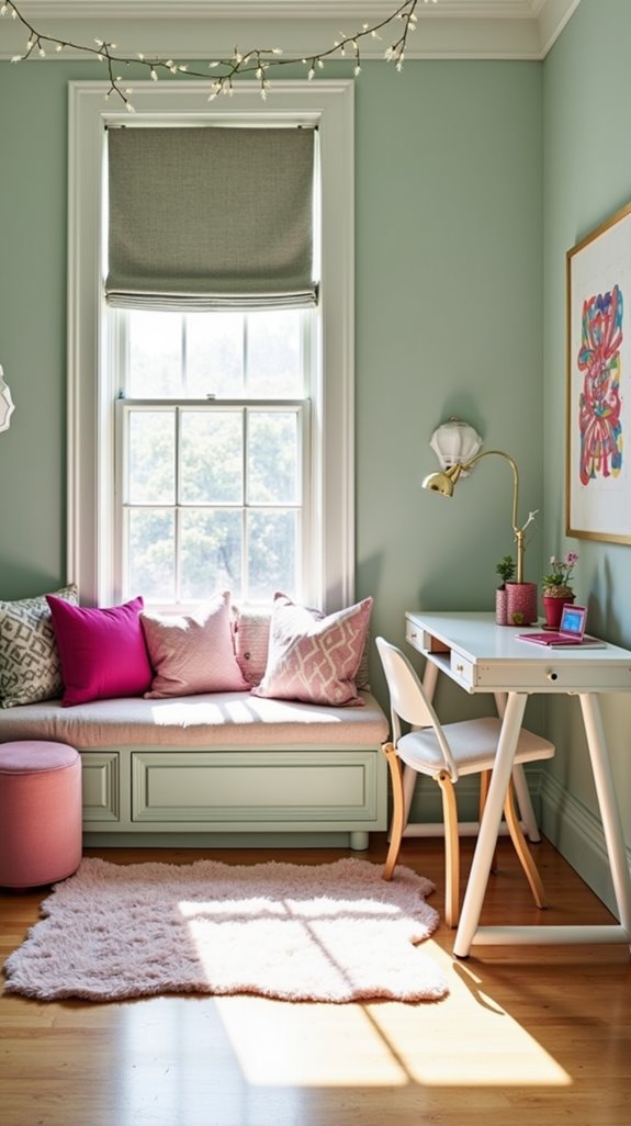 soft pastels bold accents