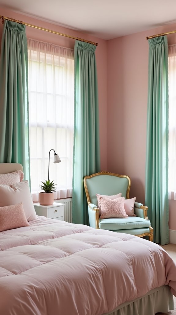 soft pink mint sanctuary