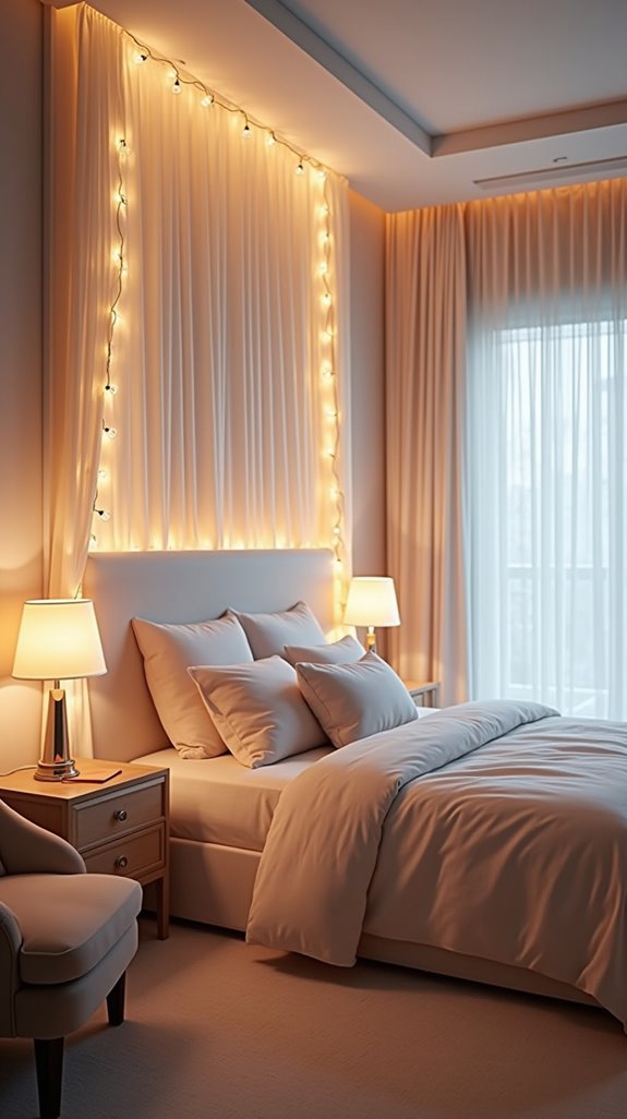 soothing ambient bedroom lighting