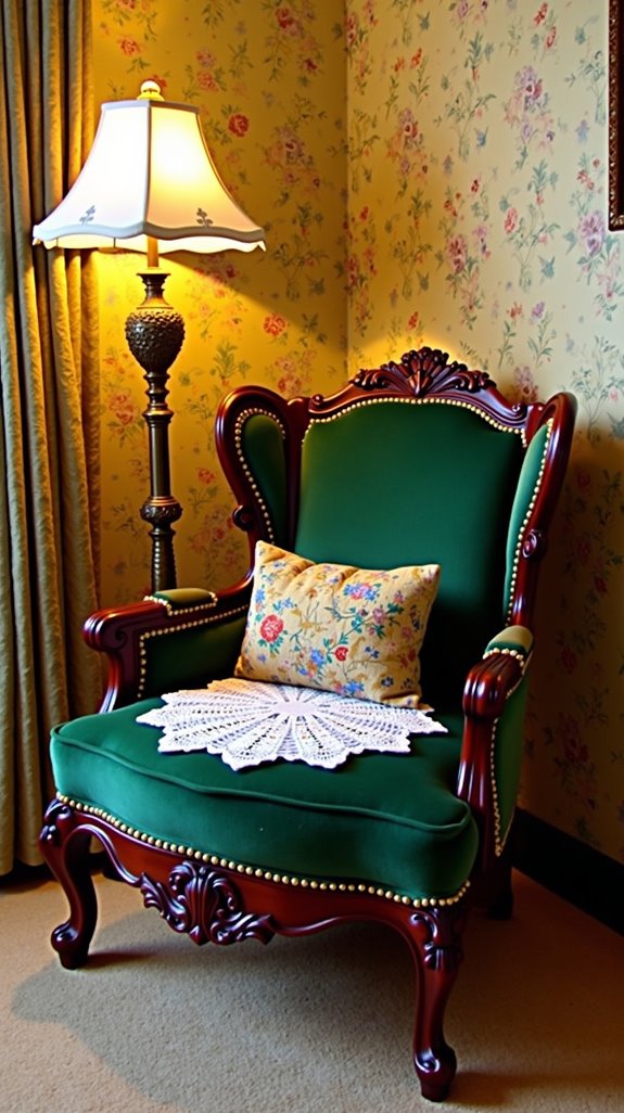sophisticated decorative parlor chairs