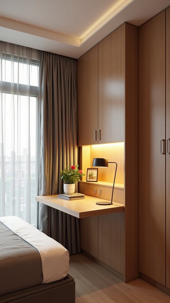 space saving multifunctional workspace