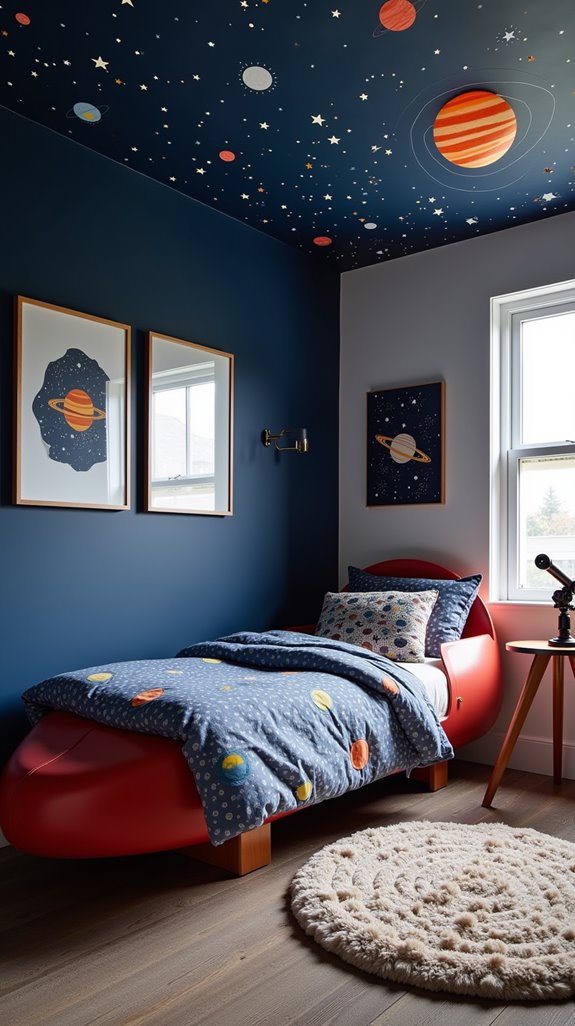 space themed bedroom transformation