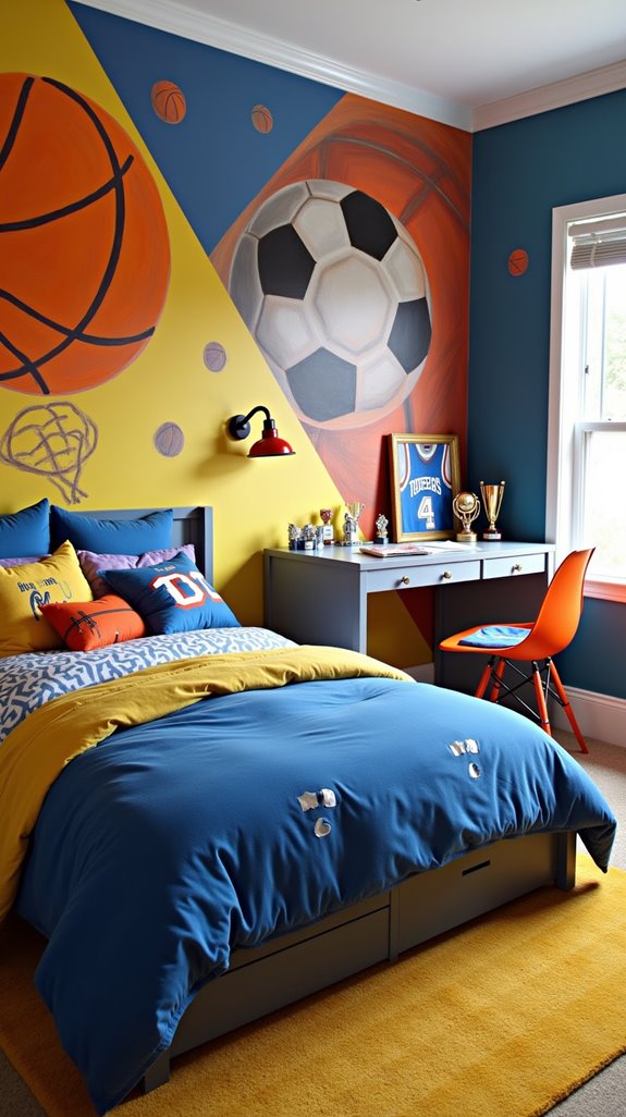 sporty all star bedroom design