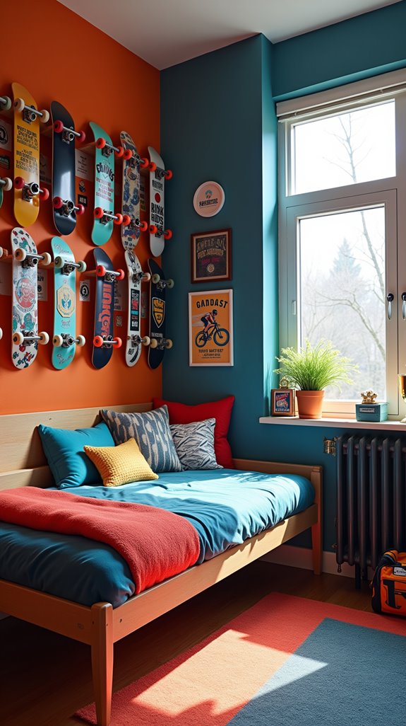 sporty bedroom transformation ideas