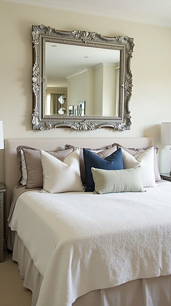 statement mirror bedroom decor