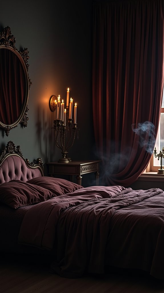 striking dark framed decorative mirrors