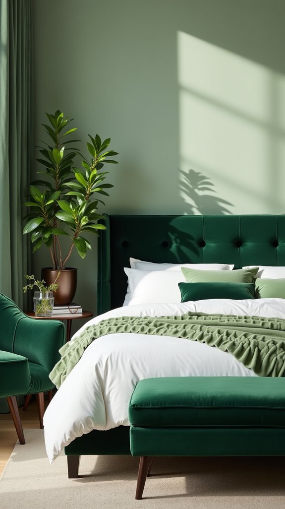 stunning green upholstered furniture