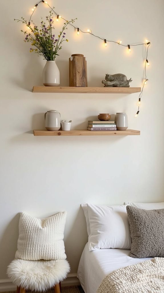 stylish bedroom shelf ideas