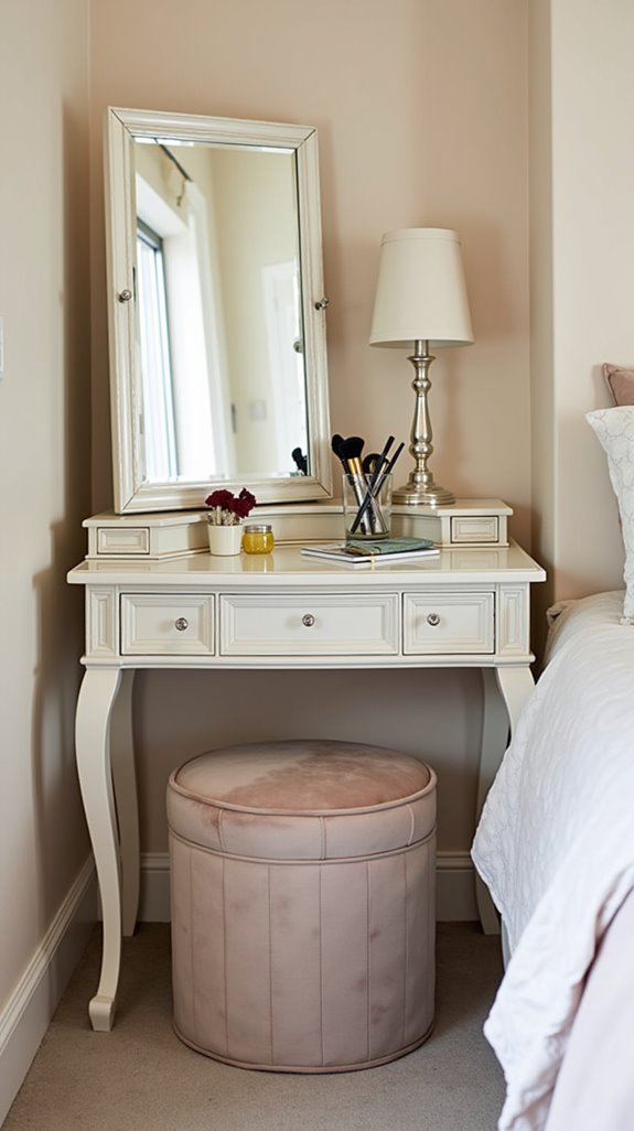 stylish corner vanity solutions