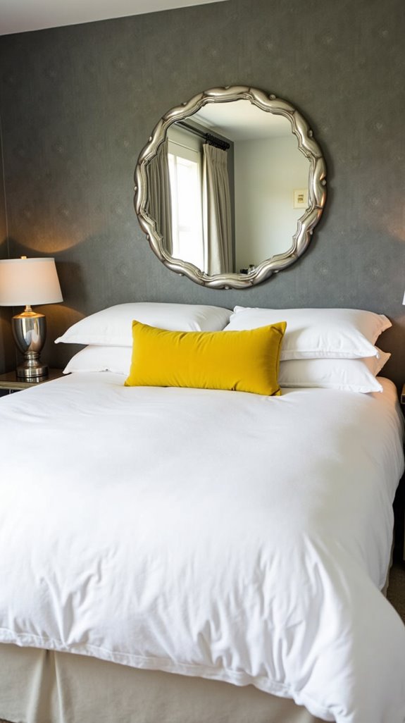 stylish grey accent wall