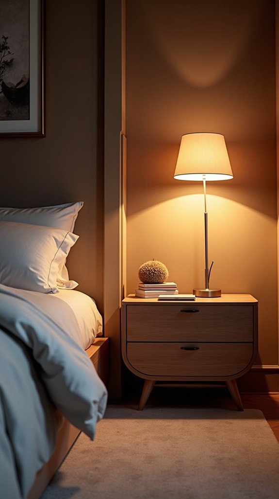 stylish illuminated nightstands