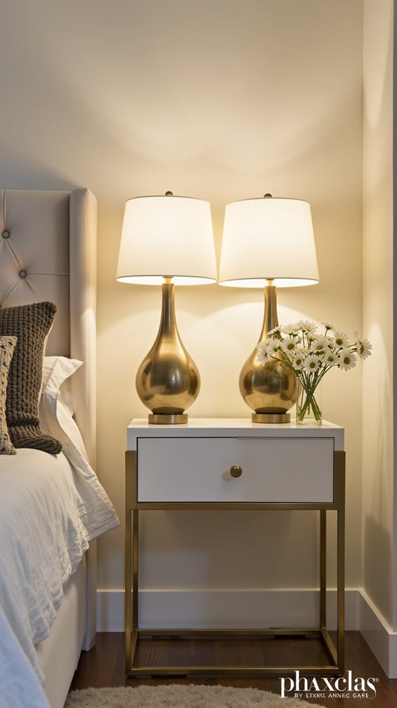 stylish lamps create atmosphere