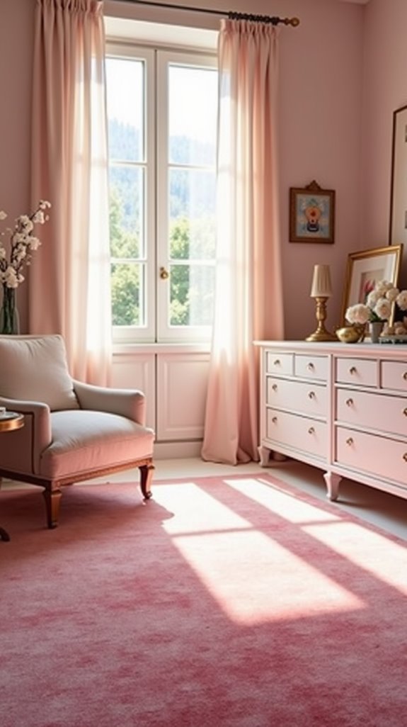 stylish ombre pink comfort