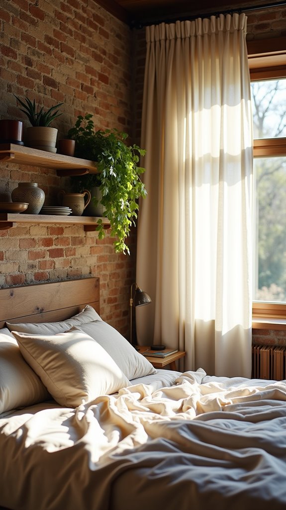 stylish open shelving displays