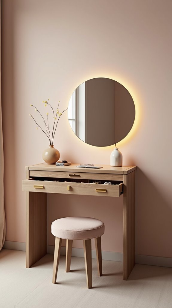 stylish organized beauty storage