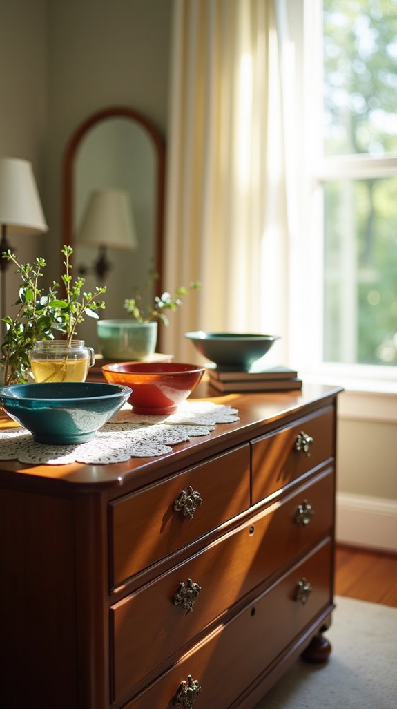 stylish practical dresser decor