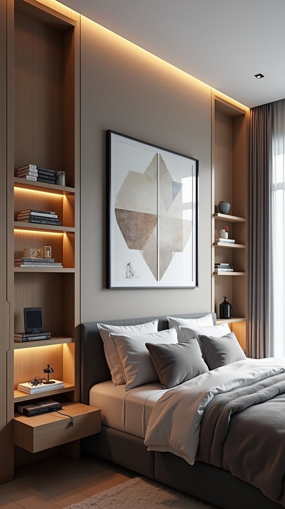 stylish space saving bedroom solutions