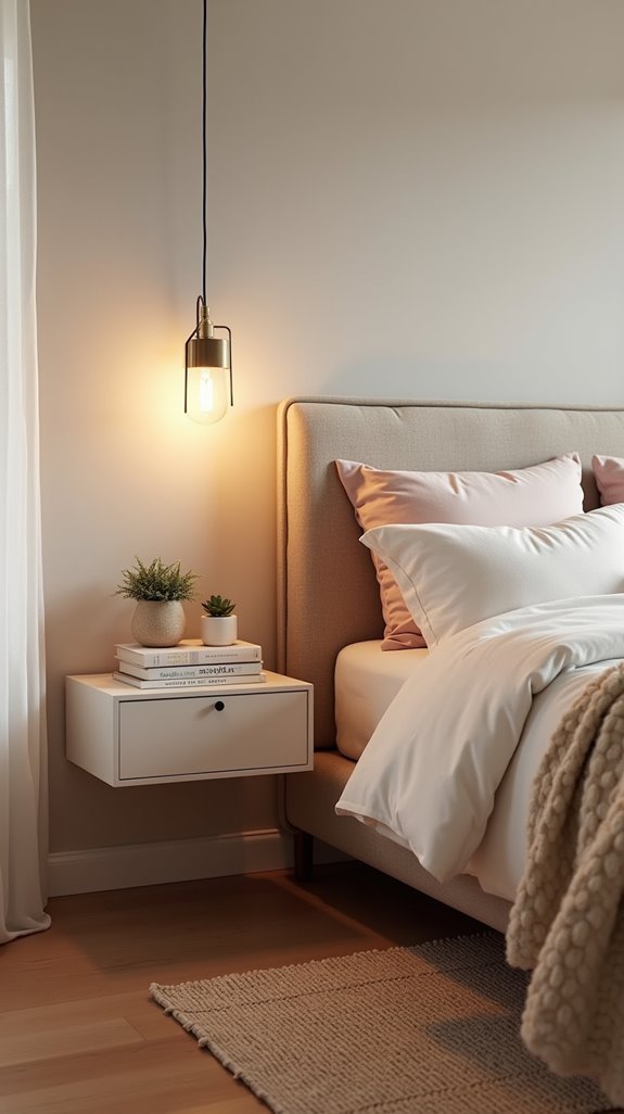 stylish space saving nightstands