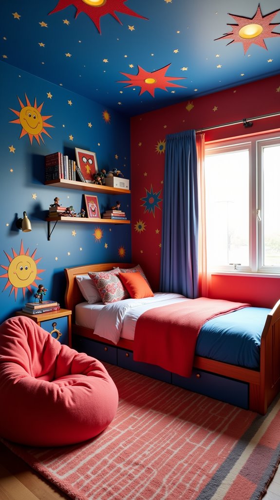 superhero themed bedroom transformation