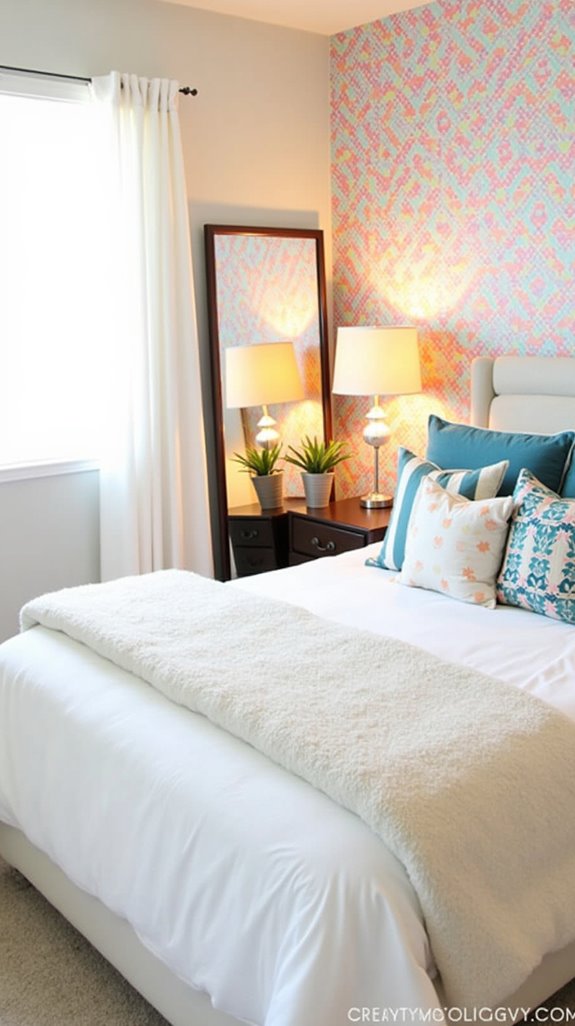 temporary removable wallpaper transformation